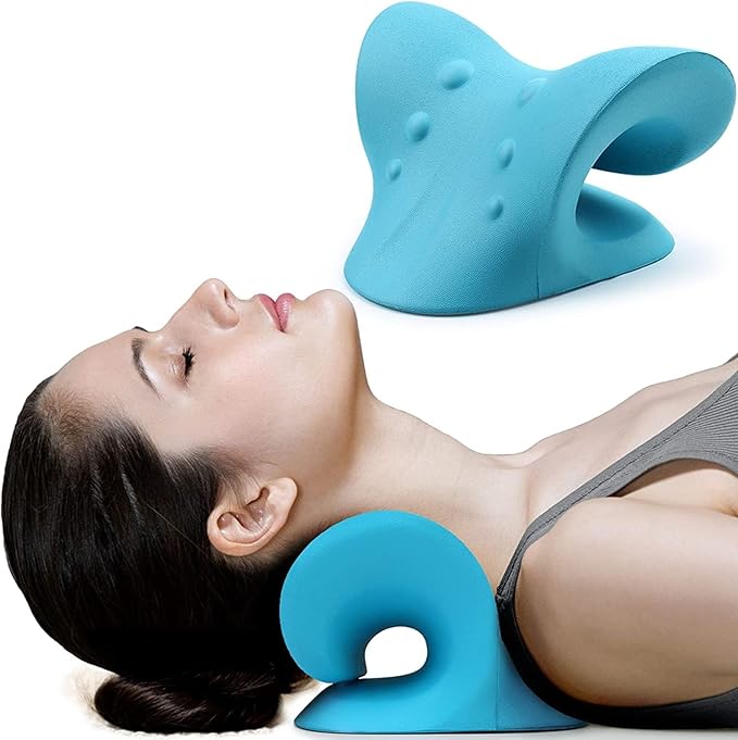 Neck and Shoulder Relaxer Cervical Neck Traction Device Pillow