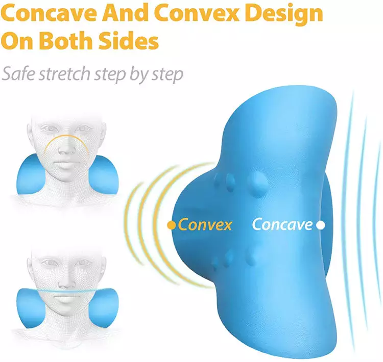 Neck and Shoulder Relaxer Cervical Neck Traction Device Pillow