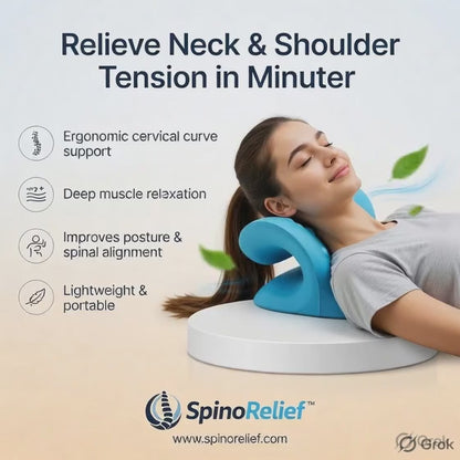 Neck and Shoulder Relaxer Cervical Neck Traction Device Pillow